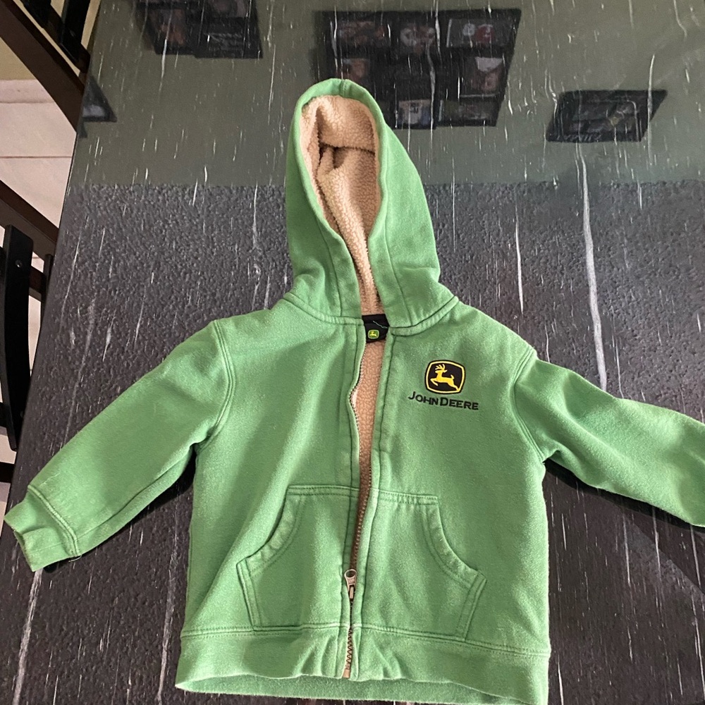 Toddle John Deere fleece hoodie